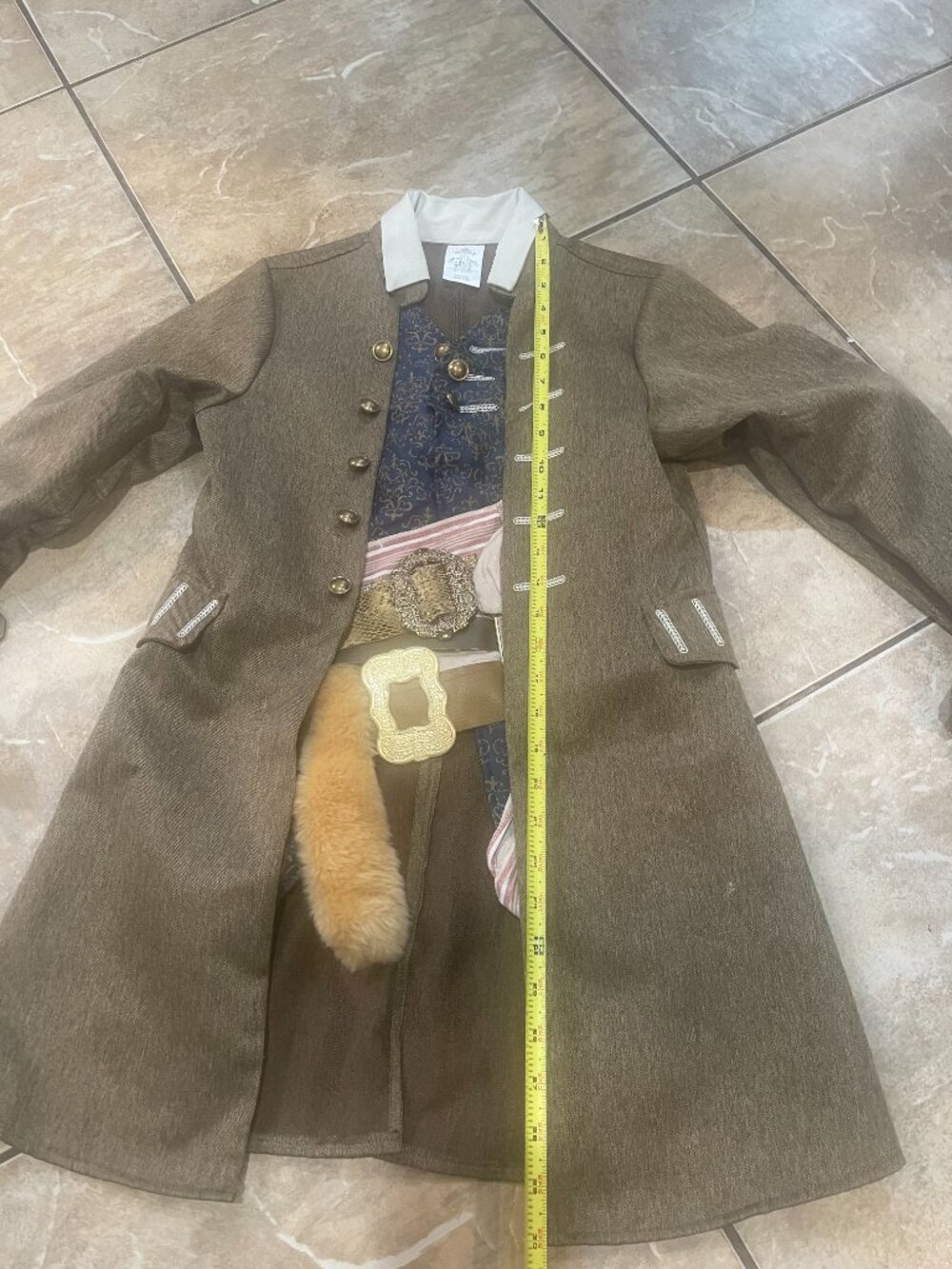 Disney Store Jack Sparrow Pirates Caribbean Costume Jacket 11/12 - Picture 8 of 11